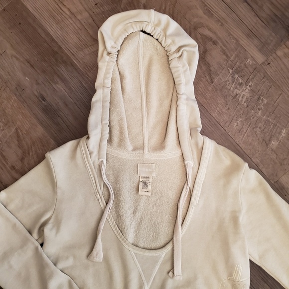 Diesel hoodie, beige with drawstring XS - Picture 2 of 5